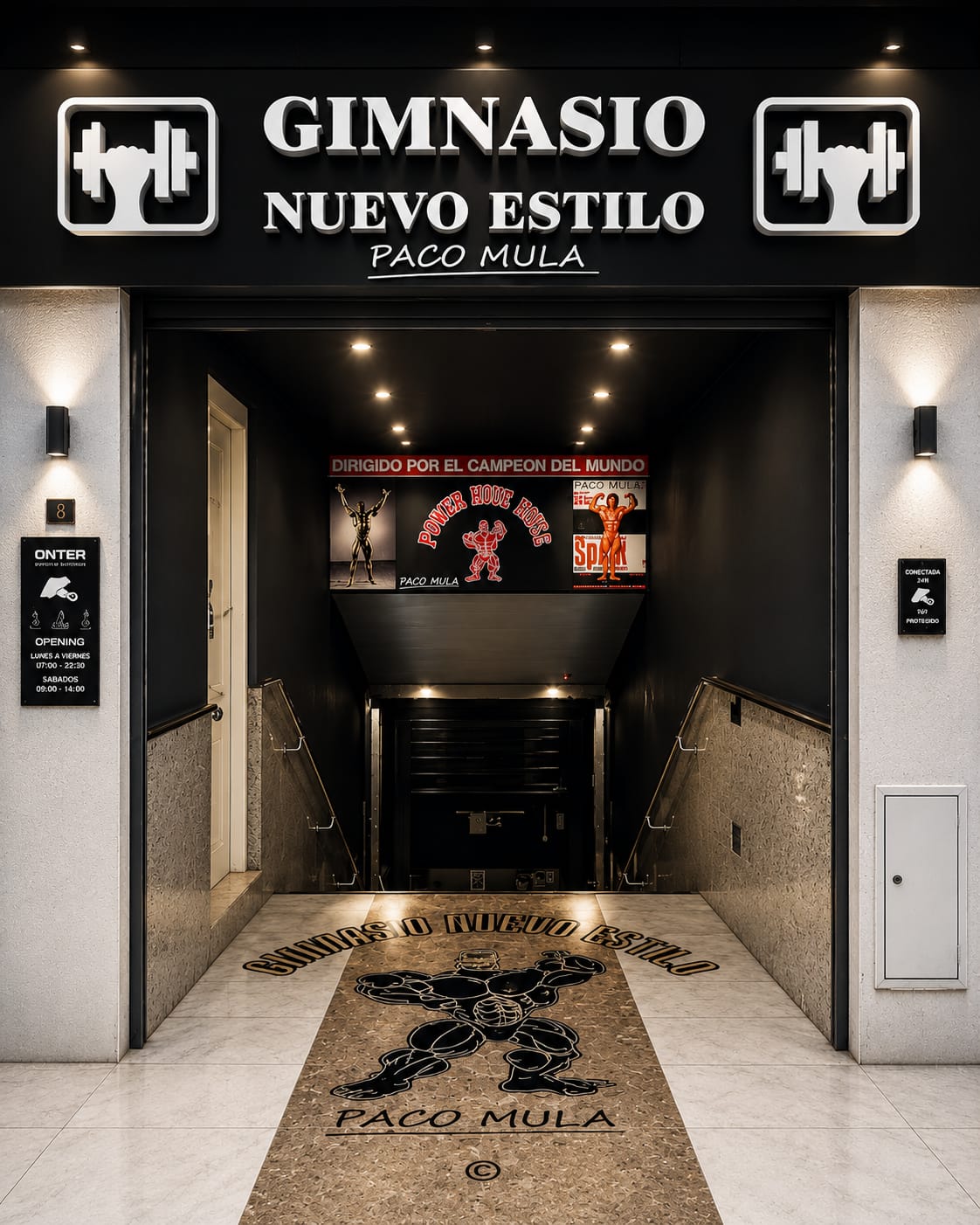 Fachada del Gimnasio Nuevo Estilo en Fuengirola